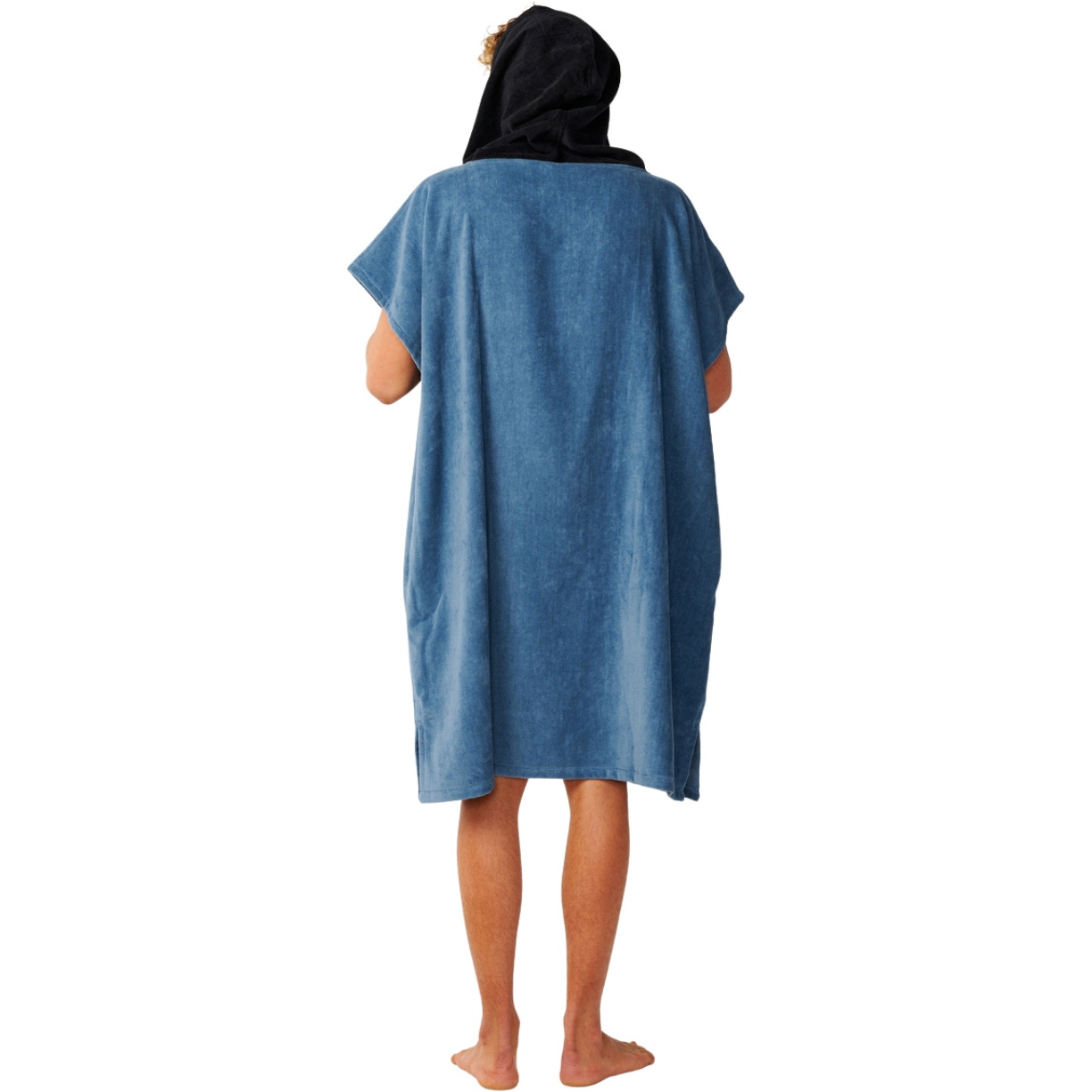 2026 Rip Curl Mens Logo Hooded Towel 00GMTO - Bluefin